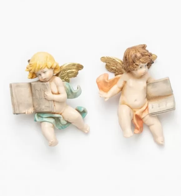 Angeli | Fontanini Angeli Con Libro (896-7) Tipo Porcellana Cm.7