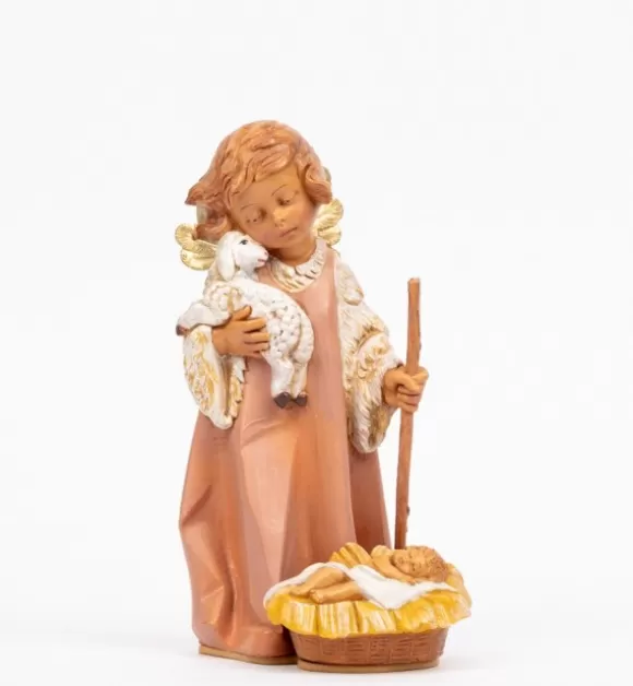 Angeli | Fontanini Angelo Con Bambino E Pecora (562B) Cm.20,5