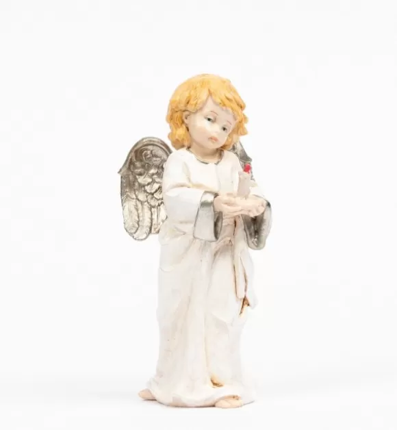 Angeli | Fontanini Angelo Con Candela (837) Tipo Porcellana Cm.15