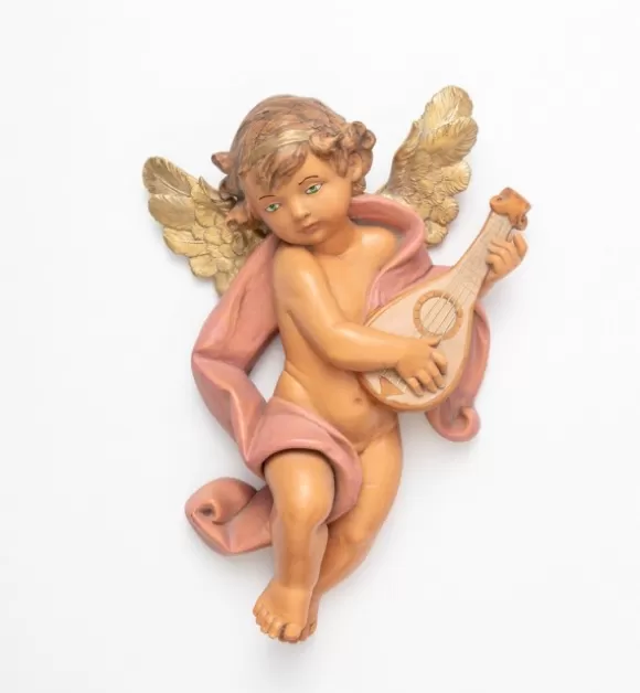 Angeli | Fontanini Angelo Con Mandolino (666) Cm.36