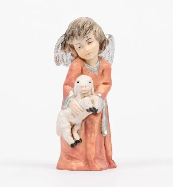 Angeli | Fontanini Angelo Con Pecora (682) Tipo Porcellana Cm.7,5