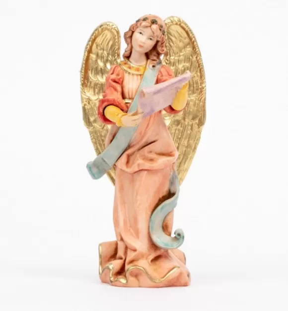 Angeli | Fontanini Angelo Con Pergamena (314) Tipo Porcellana Cm.14