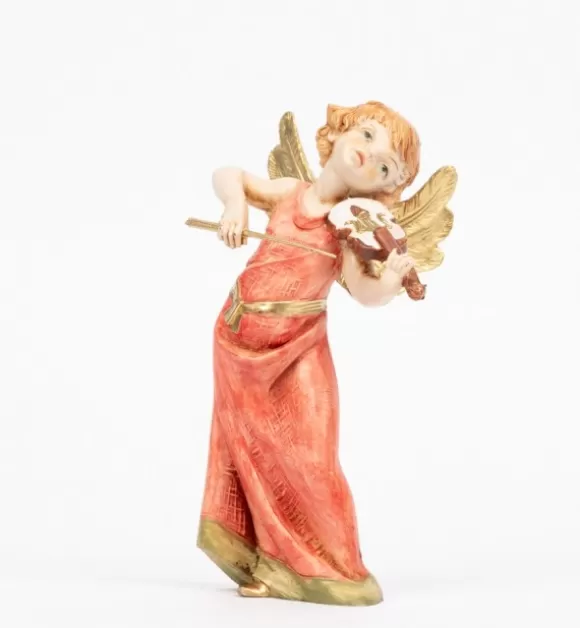 Angeli | Fontanini Angelo Con Violino (363) Tipo Porcellana Cm.15