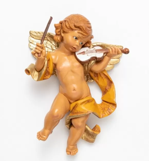 Angeli | Fontanini Angelo Con Violino (466) Cm.27