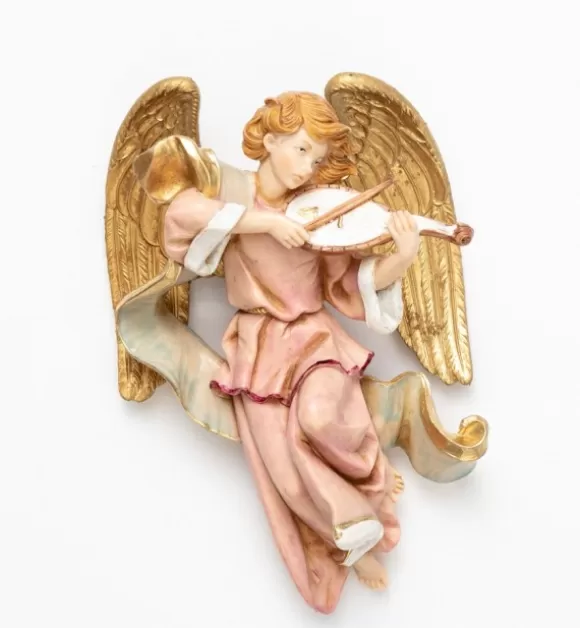 Angeli | Fontanini Angelo Con Violino (469) Tipo Porcellana Cm.17