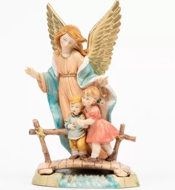 Angeli | Fontanini Angelo Custode (374) Tipo Porcellana Cm.18