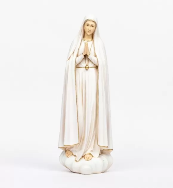 Statue Religiose | Fontanini Madonna Di Fatima In Resina Cm.52