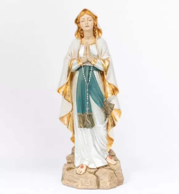 Statue Religiose | Fontanini Madonna Di Lourdes In Resina Cm.110