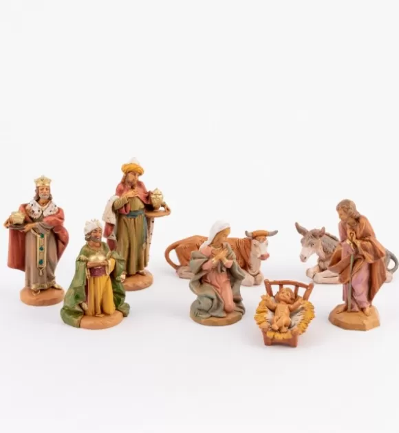 Presepe | Fontanini Nativita 8 Pezzi Per Presepe Cm.11