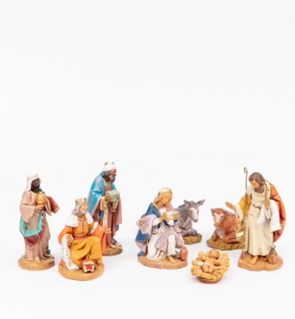 Presepe | Fontanini Nativita 8 Pezzi Per Presepe Cm.15