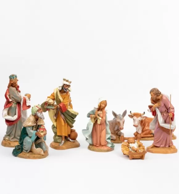 Presepe | Fontanini Nativita 8 Pezzi Per Presepe Cm.30