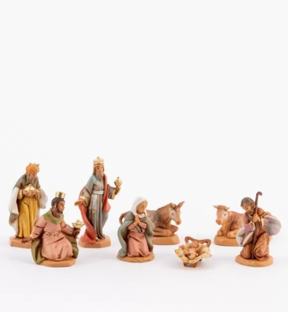 Presepe | Fontanini Nativita 8 Pezzi Per Presepe Cm.6,5