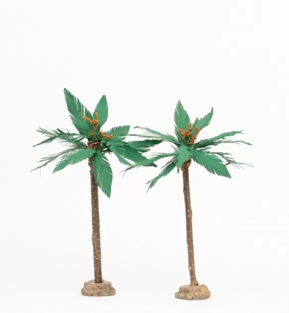 Villaggi Presepe | Fontanini Palme Base In Resina N.812 Per Cm.12