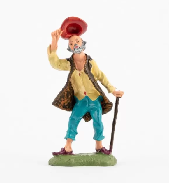 Presepe | Fontanini Pastore (196) Per Presepe Colori Tradizionali Cm.10