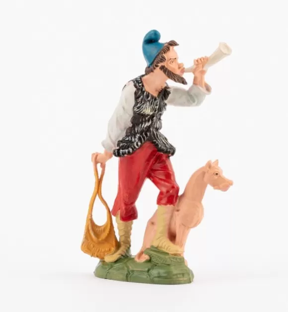 Presepe | Fontanini Pastore (207) Per Presepe Colori Tradizionali Cm.10