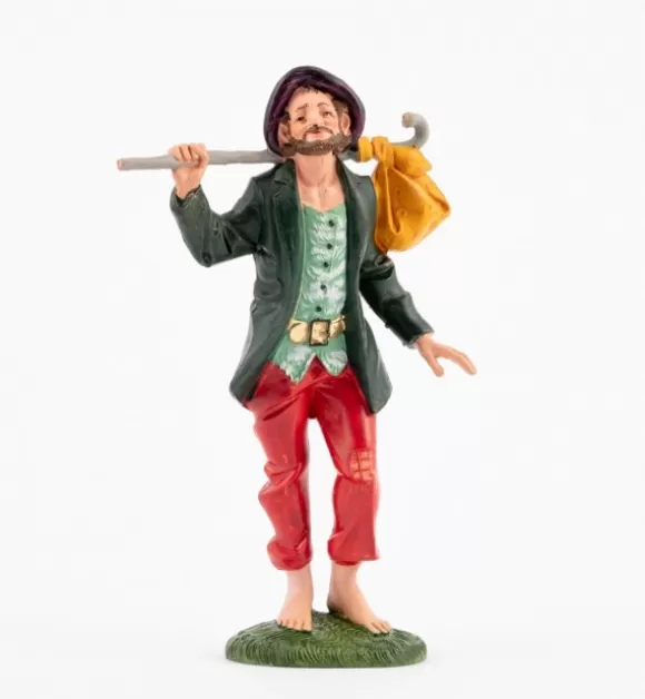 Presepe | Fontanini Pastore (315) Per Presepe Colori Tradizionali Cm.19