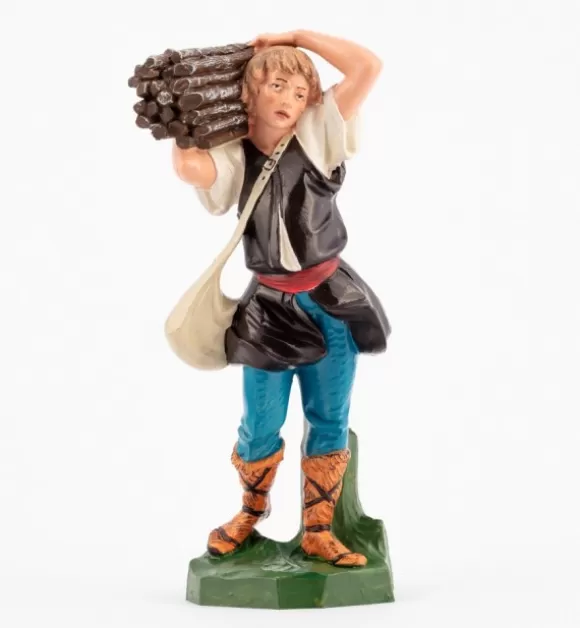 Presepe | Fontanini Pastore (325) Per Presepe Colori Tradizionali Cm.19