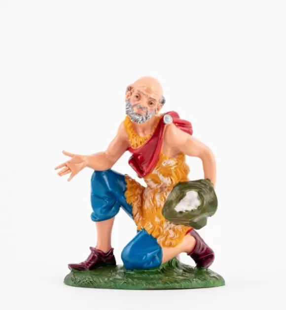 Presepe | Fontanini Pastore (344) Per Presepe Colori Tradizionali Cm.19