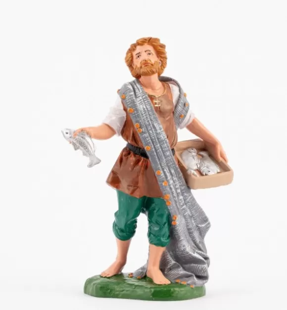 Presepe | Fontanini Pastore (353) Per Presepe Colori Tradizionali Cm.19