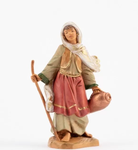 Presepe | Fontanini Pastorella (194) Per Presepe Cm.12