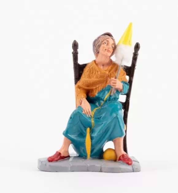 Presepe | Fontanini Pastorella (206) Per Presepe Colori Tradizionali Cm.10