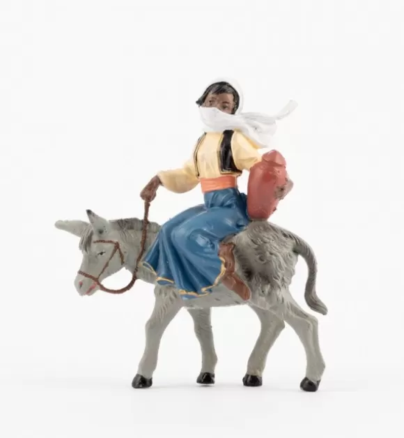 Presepe | Fontanini Pastorella (240B) Per Presepe Colori Tradizionali Cm.10
