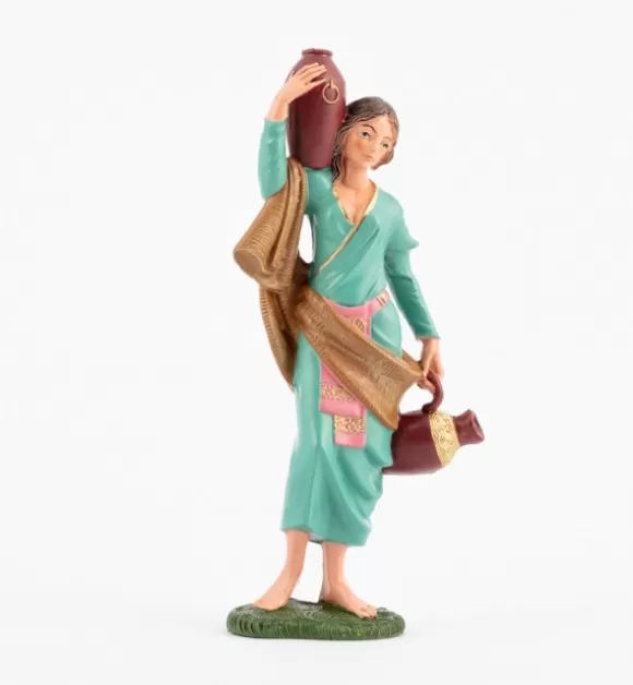 Presepe | Fontanini Pastorella (345) Per Presepe Colori Tradizionali Cm.19