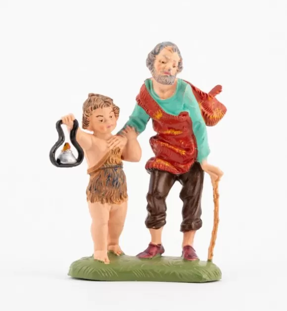 Presepe | Fontanini Pastori (244) Per Presepe Colori Tradizionali Cm.10