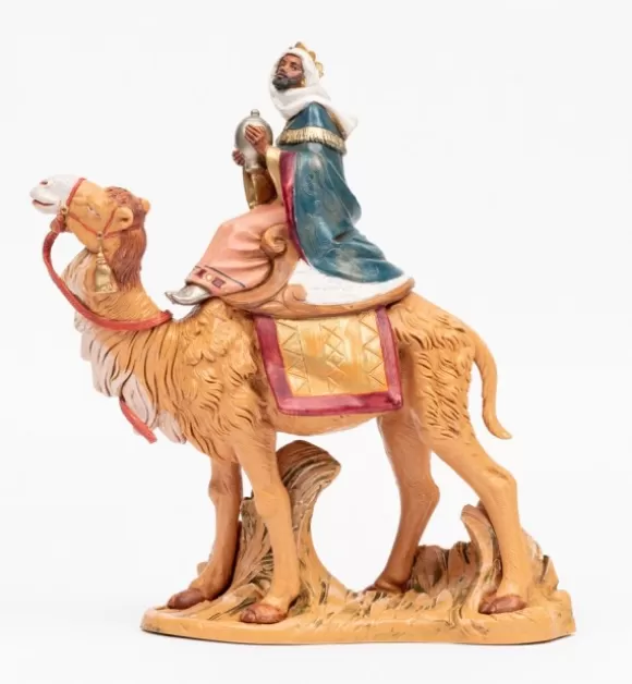 Presepe | Fontanini Re Su Cammello Per Presepe Cm.19