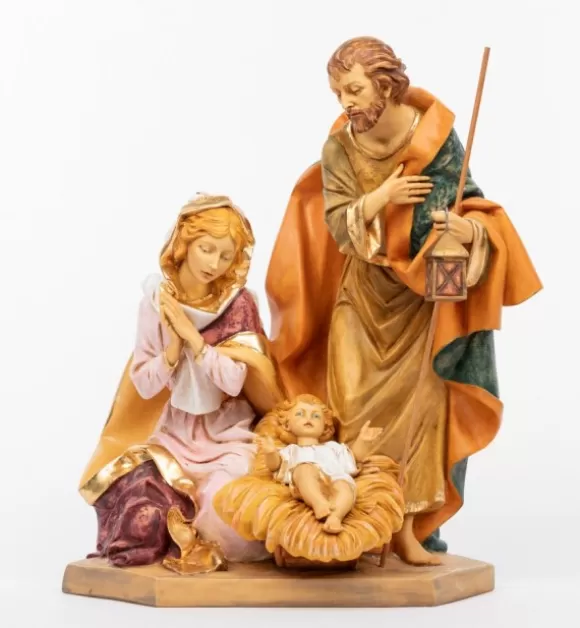 Statue Religiose | Fontanini Sacra Famiglia In Resina (693) Cm.65