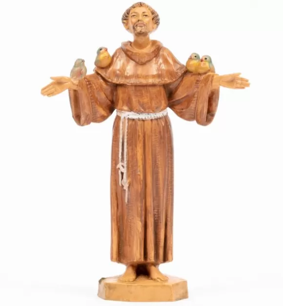 Statuine Religiose | Fontanini San Francesco (655) Cm.17