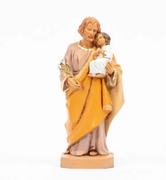 Statuine Religiose | Fontanini San Giuseppe Con Bambino (1105) Cm.18